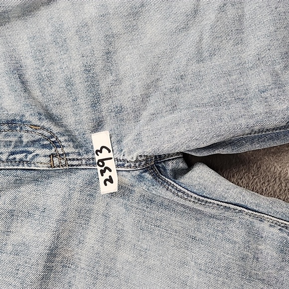 American Eagle Jeans Womens Size 0 Washed Blue Denim Distressed 5 Pocket - Picture 16 of 16